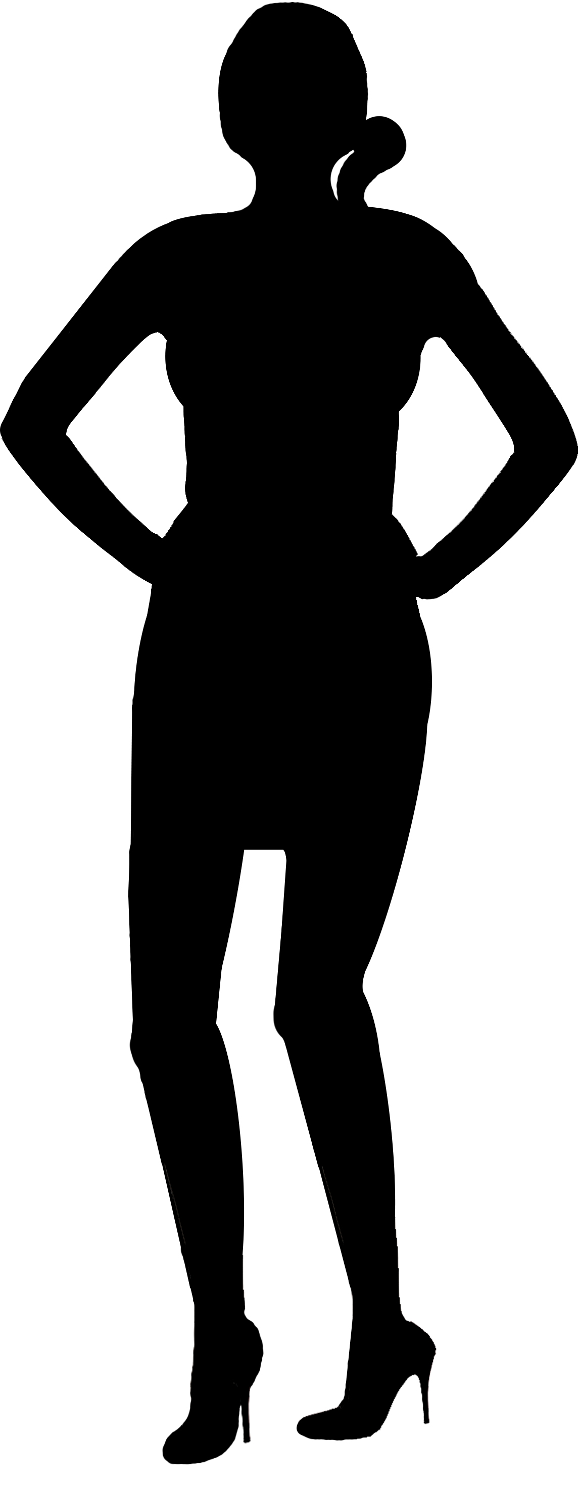 Silhouette of a lady